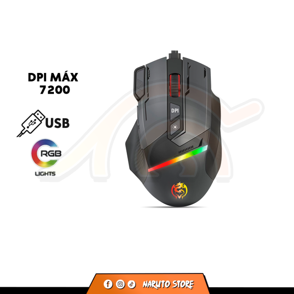 MOUSE GAMER CYBERTEL KILLER CBX M600 - 7200DPI