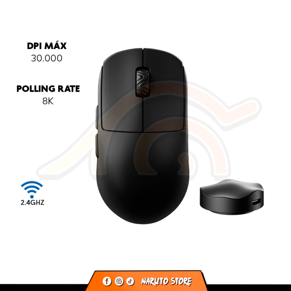 MOUSE SCYROX V8 - NEGRO - 30.000 DPI - 8K POLLING - INALAMBRICO