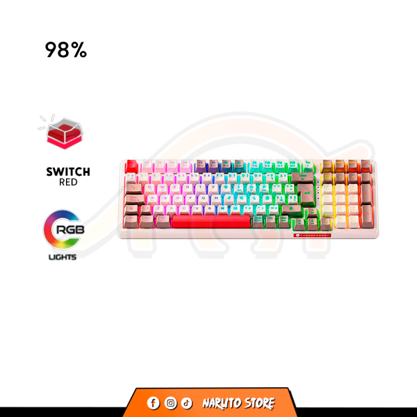 TECLADO MECANICO THUNDEROBOT K98 ROJO - SWITCH OUTEMU RED